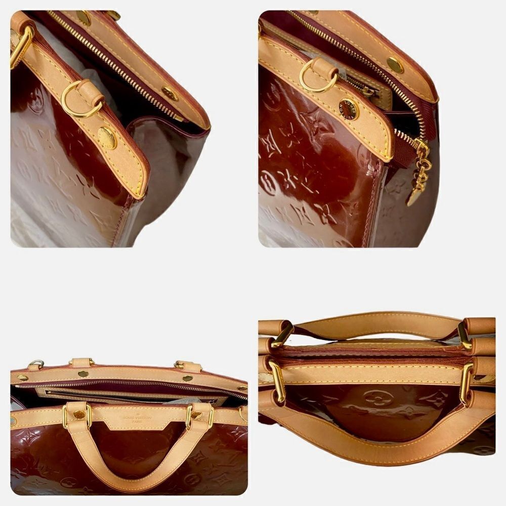 BEAUTIFUL LOUIS VUITTON Vernis Brea 2Way GM Bag 💼 Purple - Picture 13 of 17